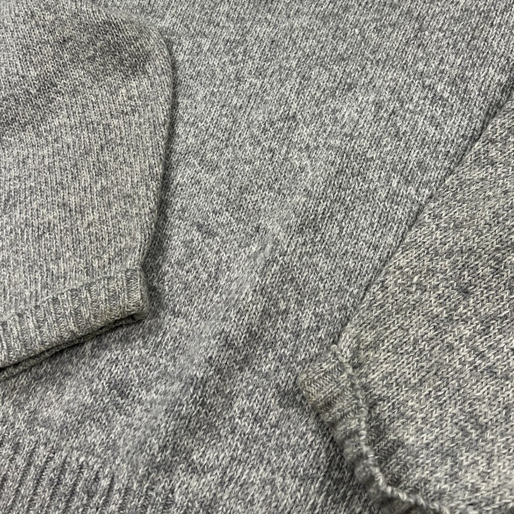 Eddie Bauer Sweater Mens XL Gray Wool Blend Marled Knit Crewneck Outdoors - Picture 6 of 8